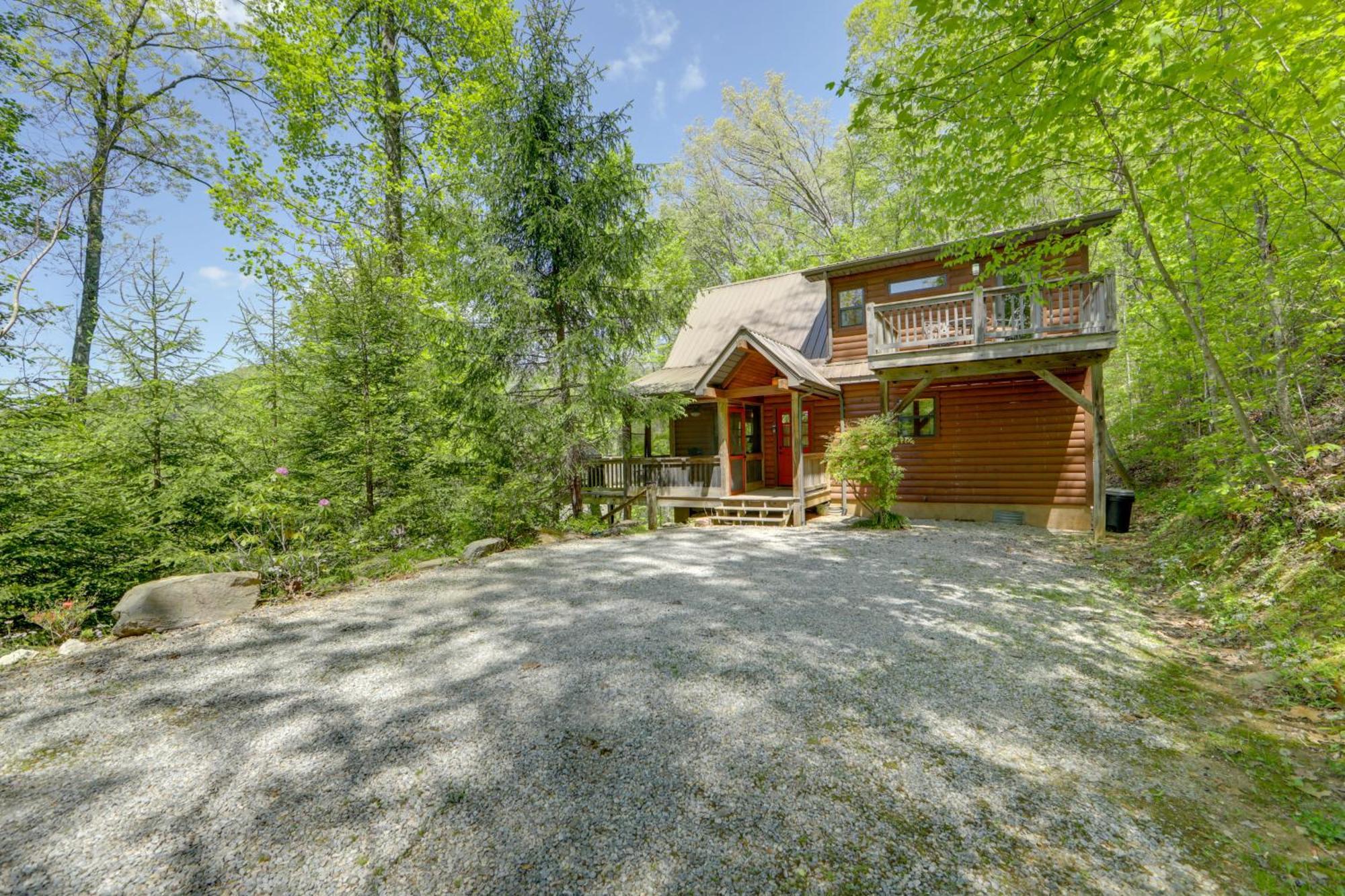 Bryson City Cabin With Hot Tub And Mountain Views! Exterior foto