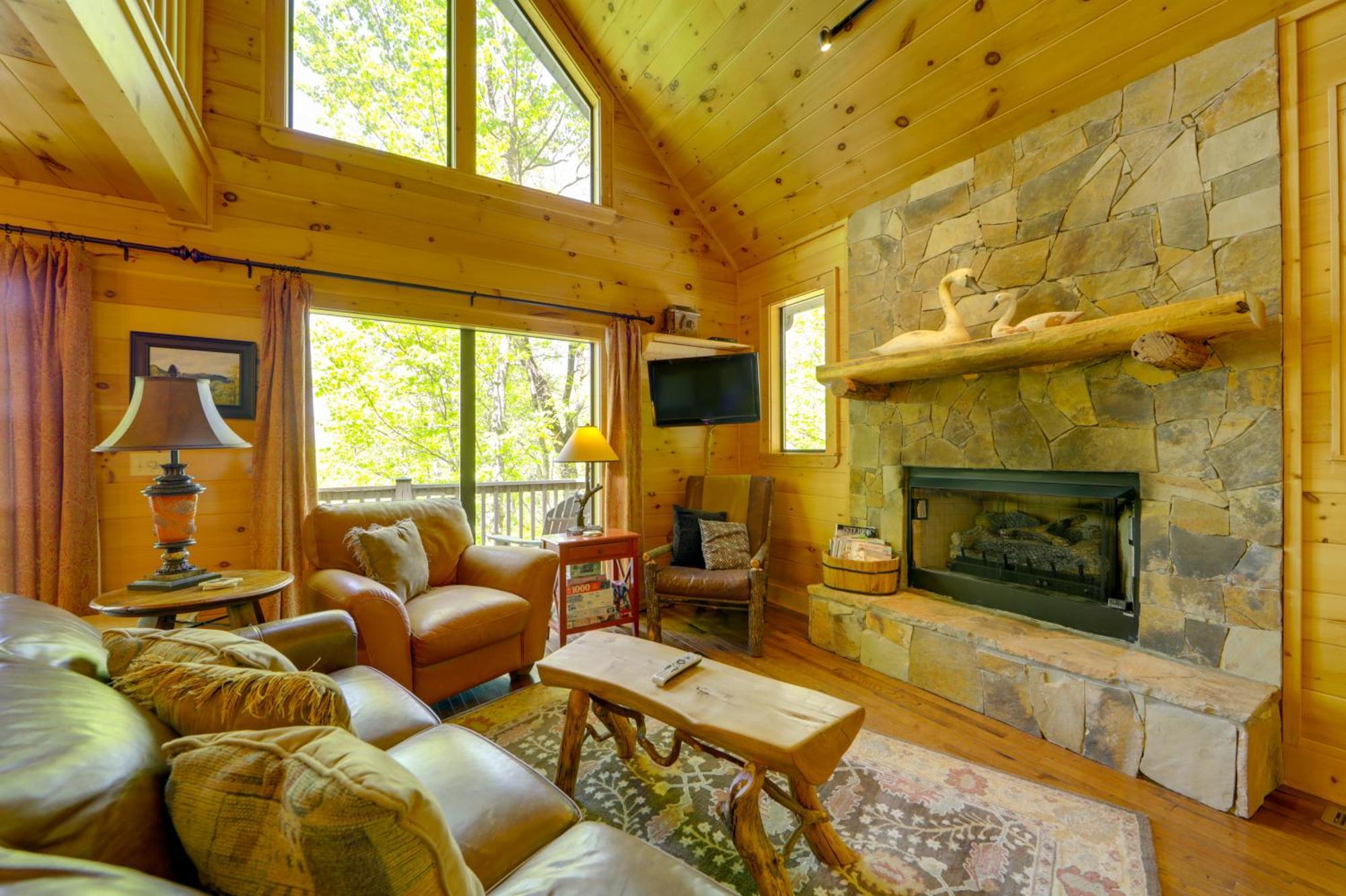 Bryson City Cabin With Hot Tub And Mountain Views! Exterior foto