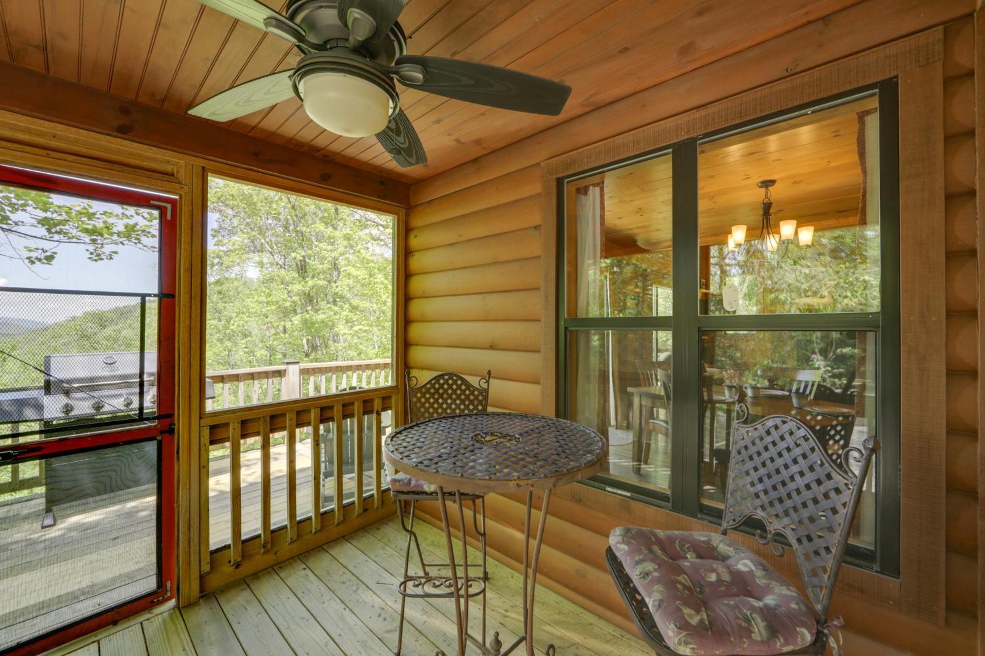 Bryson City Cabin With Hot Tub And Mountain Views! Exterior foto